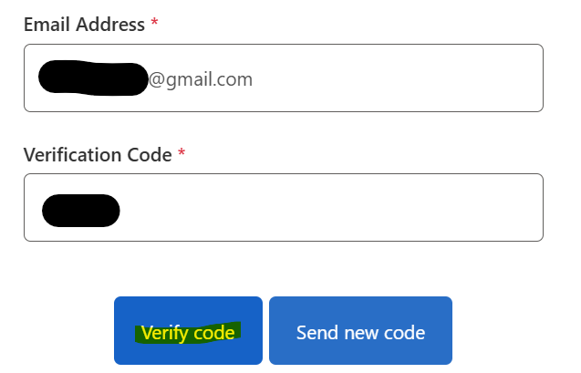 Email verification step 2